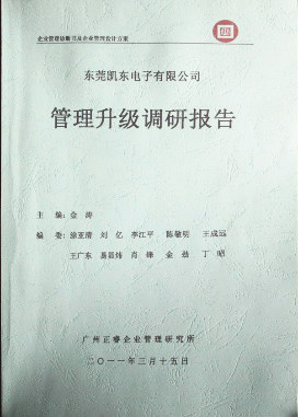 2012年4月5日，正睿咨詢向潔麗決策層陳述調(diào)研報告