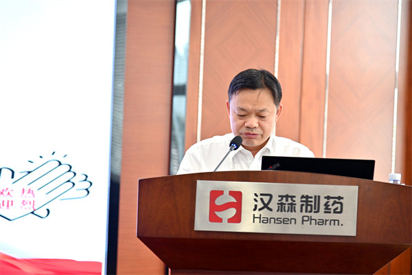 漢森制藥精益營(yíng)銷管理升級(jí)推進(jìn)辦主任、營(yíng)銷副總裁敖凌松先生