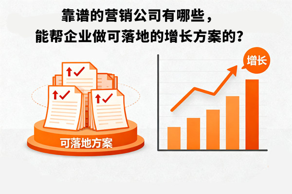 靠譜的營(yíng)銷公司有哪些，能幫企業(yè)做可落地的增長(zhǎng)方案的？