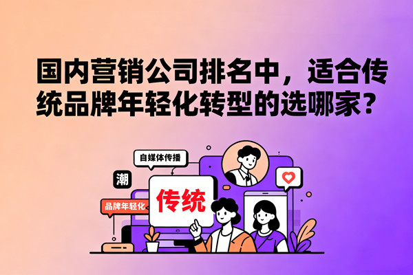 國內營銷公司排名中，適合傳統(tǒng)品牌年輕化轉型的選哪家？