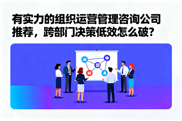 有實力的組織運營管理咨詢公司推薦，跨部門決策低效怎么破？