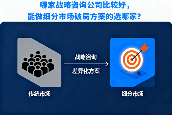 哪家戰(zhàn)略咨詢公司比較好，能做細分市場破局方案的選哪家？