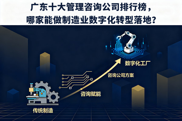 廣東十大管理咨詢公司排行榜，哪家能做制造業(yè)數(shù)字化轉(zhuǎn)型落地？