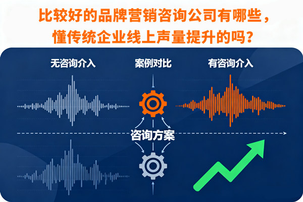 比較好的品牌營銷咨詢公司有哪些，懂傳統(tǒng)企業(yè)線上聲量提升的嗎？