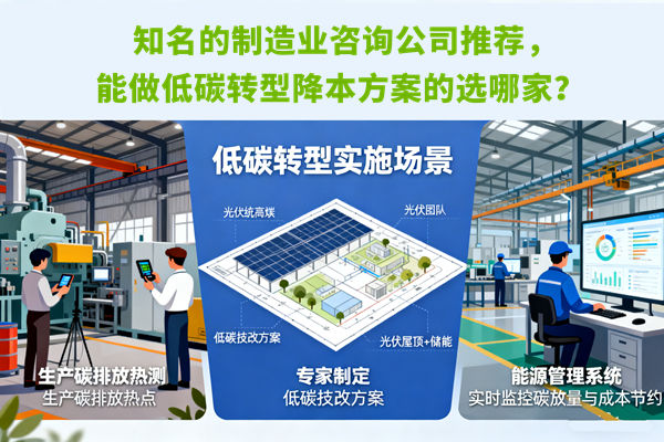 知名的制造業(yè)咨詢公司推薦，能做低碳轉型降本方案的選哪家？