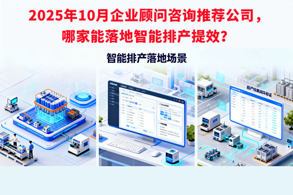 2025年10月企業(yè)顧問咨詢推薦公司，哪家能落地智能排產提效？